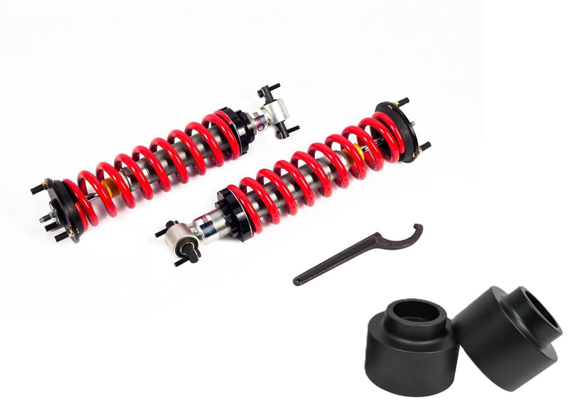 1-4 Inch Adjustable Coilovers w/ Rear 2 Inch Spring Spacers Freedom Off-Road