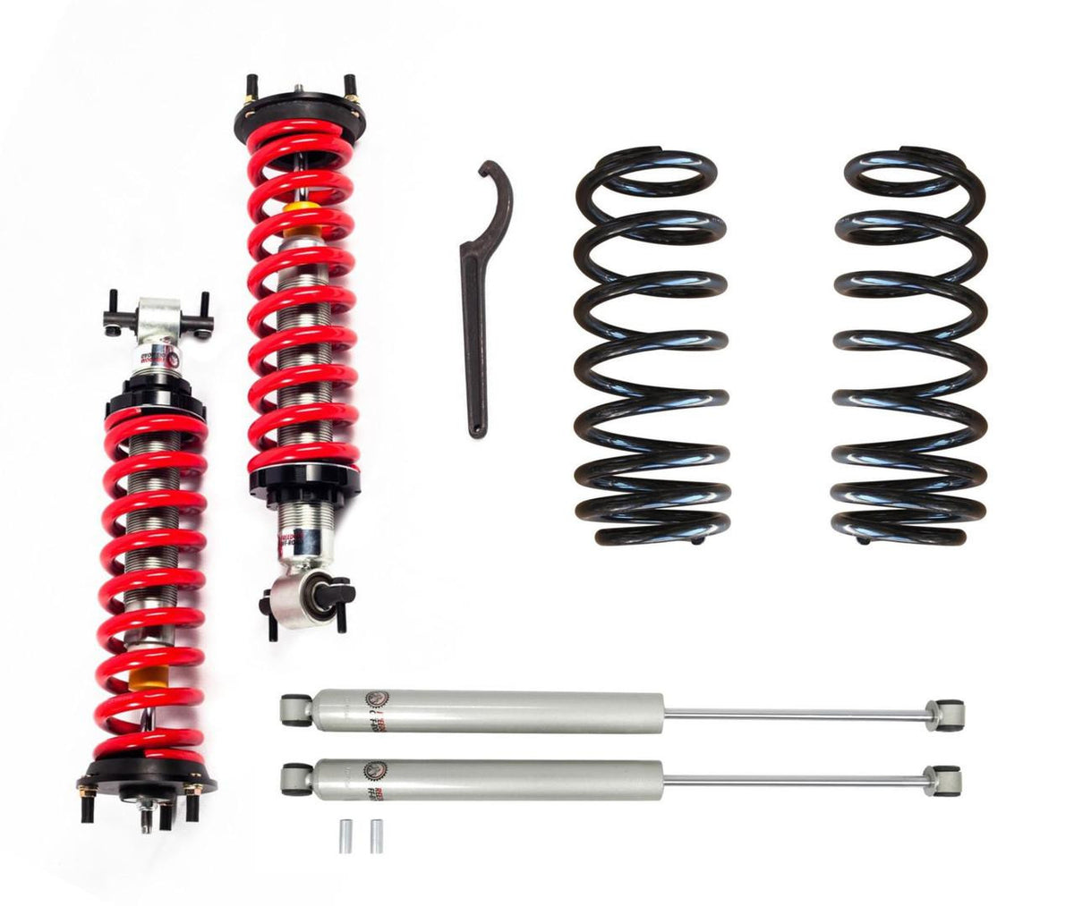 1-4 Inch Adjustable Coilovers / 2 Inch Rear Lift Springs and Shocks 07-20 Chevrolet Tahoe/GMC Yukon/CadillacEscalade/Chevrolet Avalanche Freedom Off-Road
