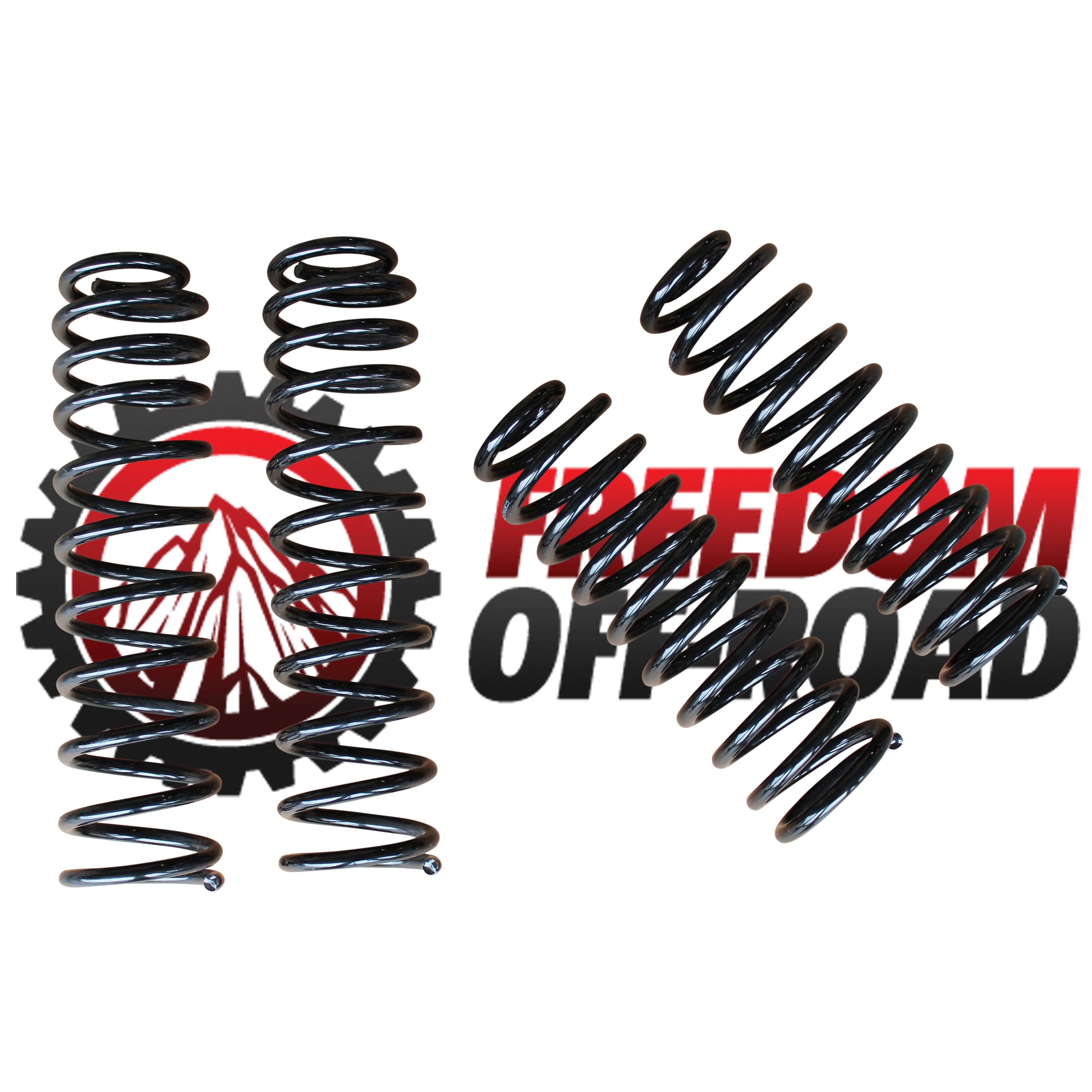 2.5" Front / 2.0" Rear Lift Springs #FO-J107F25+FO-J107R20