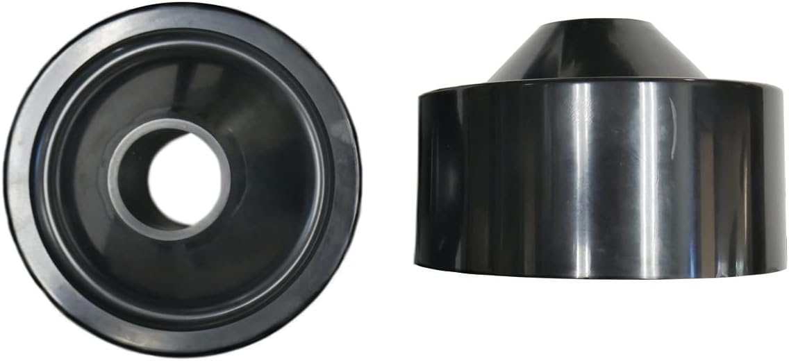2.5 inch rear lift spacers for 2007-2018 Wrangler JK by Freedom Off-Road, designed for enhanced off-road performance.