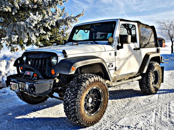 3 Inch Rear Coil Spring Spacers with Shock Extenders and Brake Line Brackets 07-18 Wrangler JK Freedom Off-Road