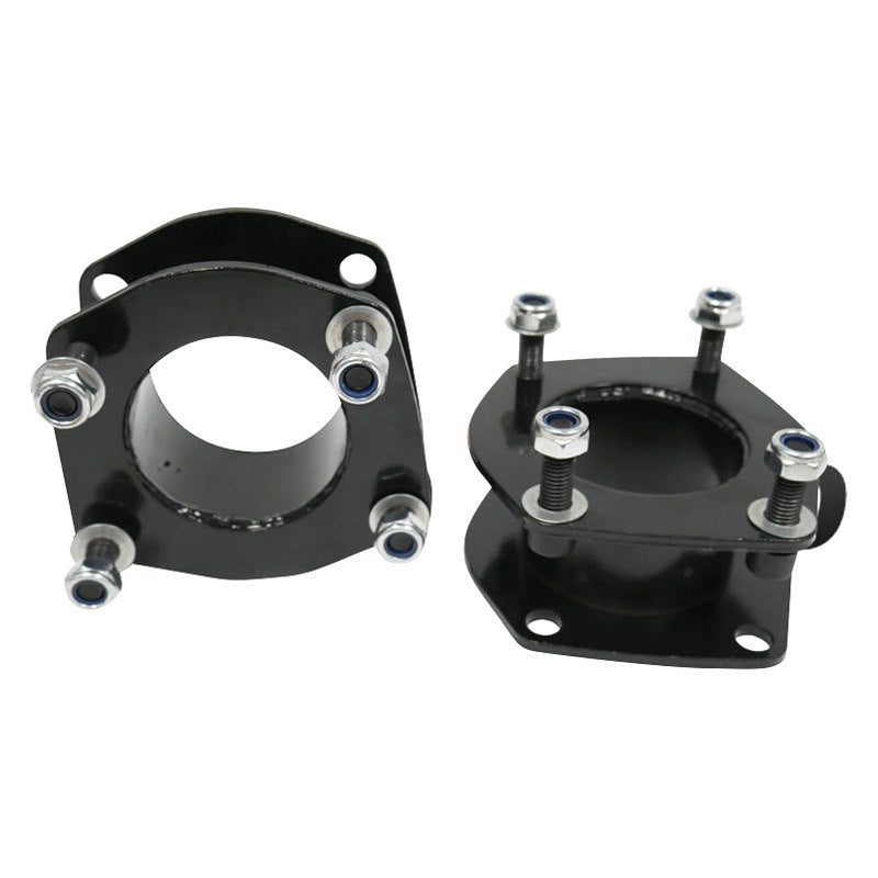3-inch front lift spacers for 2006-2010 Commander and 2005-2010 Grand Cherokee, designed for off-road performance.