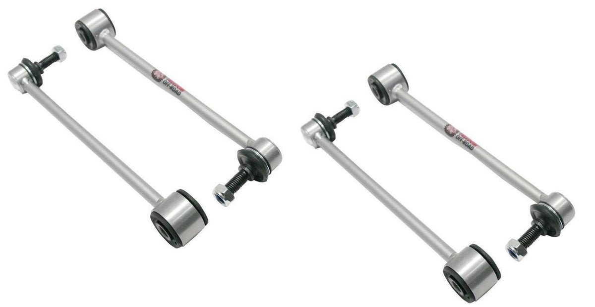 Front and Rear Extended Zinc-Nickel Sway Bar End links for 2-3.5 Inch Lift for 20-Present Jeep Gladiator JT Freedom Off-Road