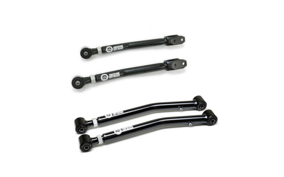 Adjustable Front Upper + Lower Control Arms for 0-4.5 Inch Lift for 18-24 Jeep Wrangler JL, 20-24 Jeep Gladiator JT Freedom