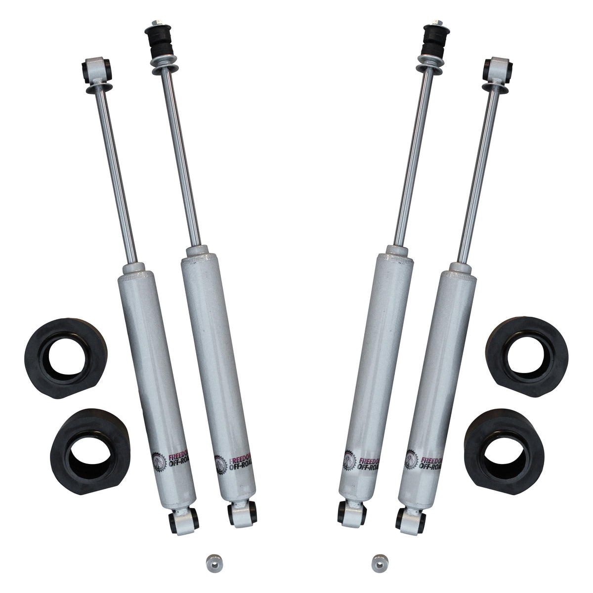 3 Inch Spacer Lift Kit w/ Shocks 97-06 Wrangler TJ Freedom Off-Road