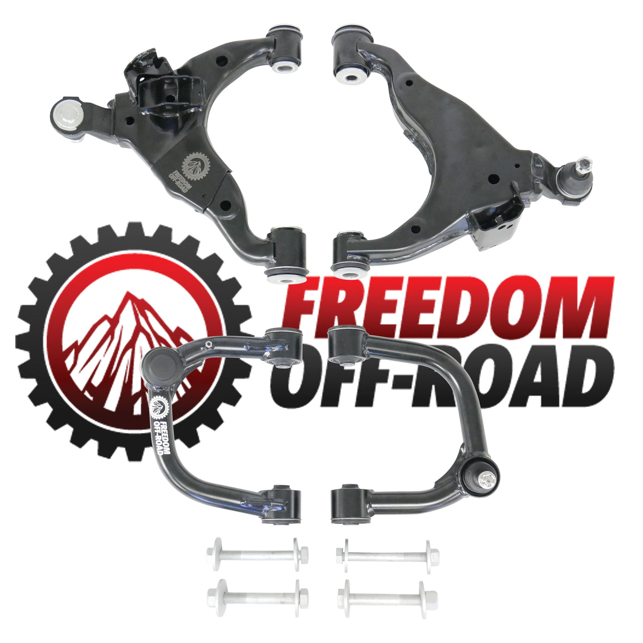 Front Upper and Lower Control Arms for Tacoma 2-4" Lift #FO-T702FU+FO-T700FL