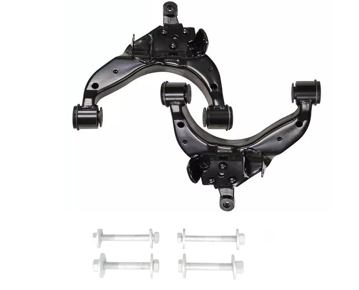 Front Upper and Lower Control Arms w/ Cam Bolts For 2-4 Inch 1995-2004 Toyota Tacoma Lift Freedom Off-Road