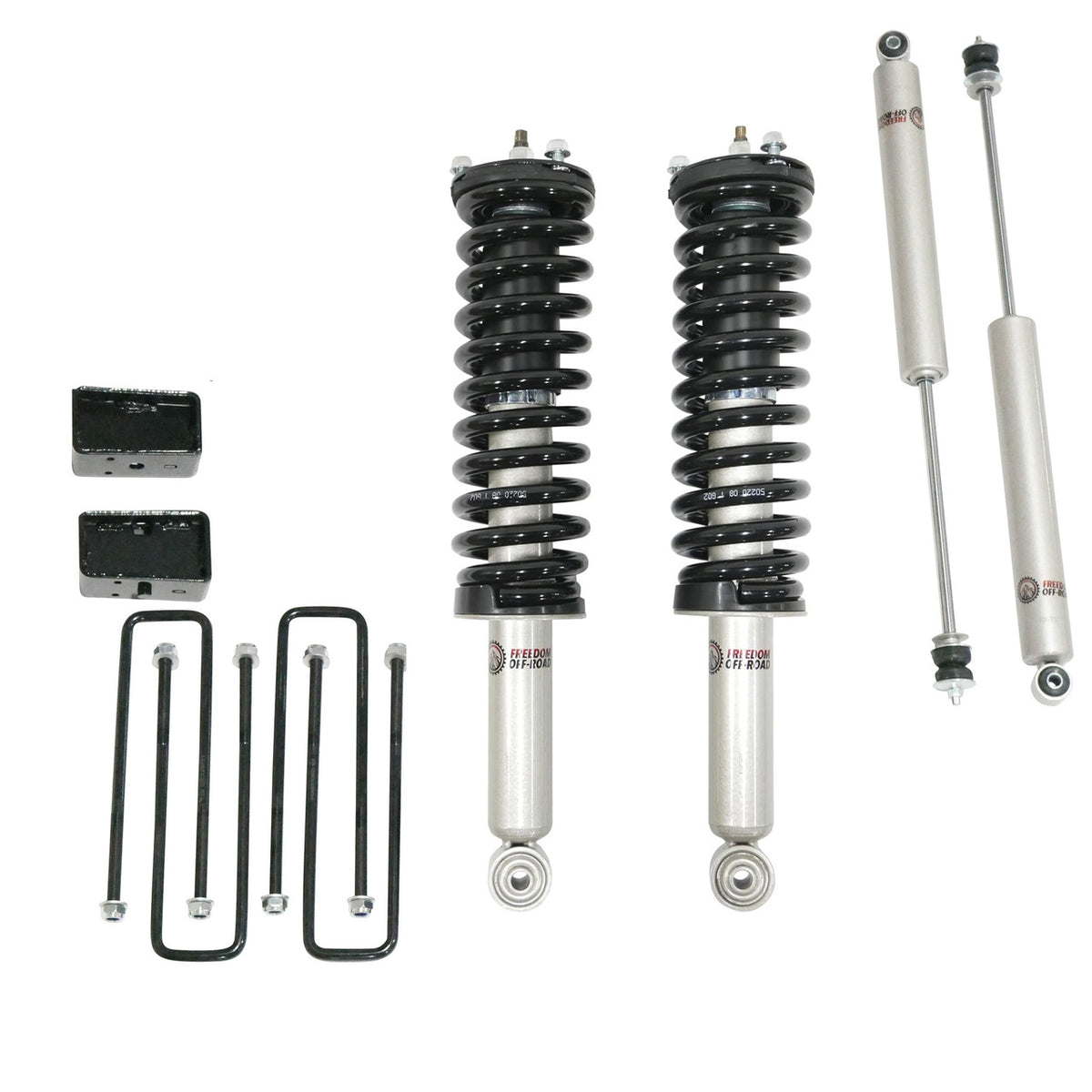 3 Inch Lift Kit Front Struts w/ Rear Blocks and Shocks for 00-06 Tundra Freedom Off-Road