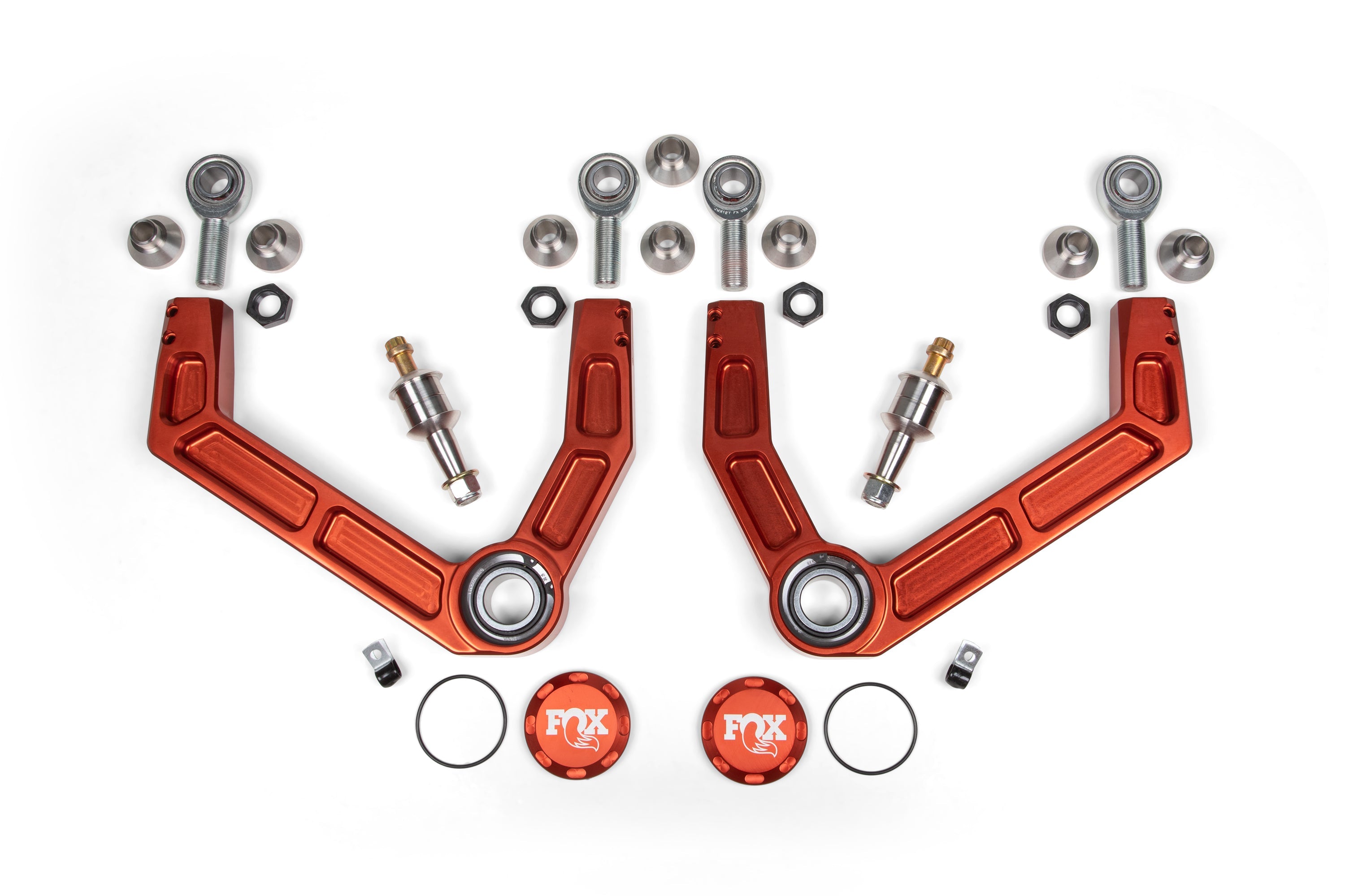 Fox Factory Billet Upper Control Arm Kit | Orange | Chevy Silverado or GMC Sierra 1500 (19-25) 4WD