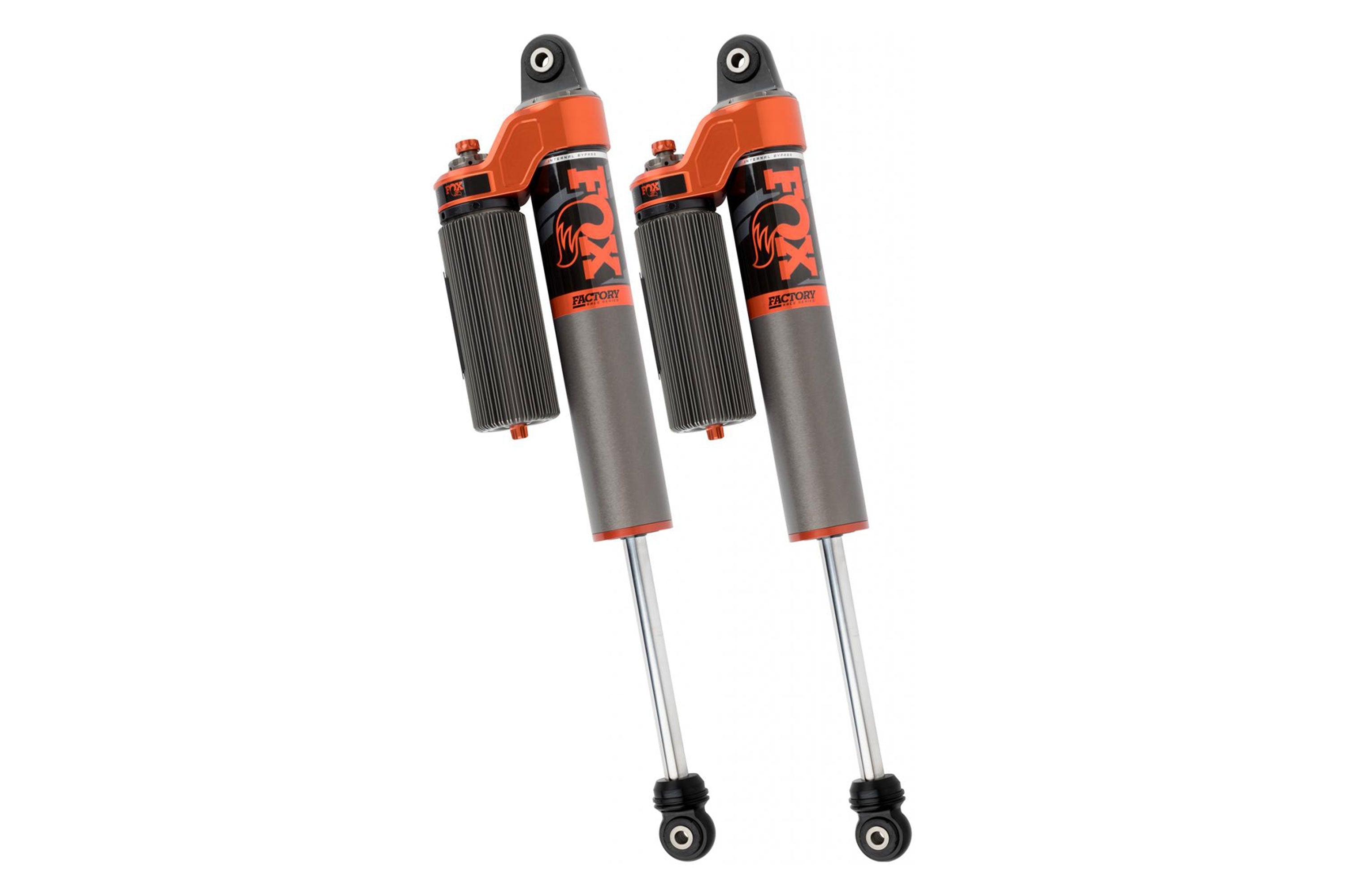FOX 3.0 Piggyback Rear Shocks Adjustable | Factory Race Series Internal Bypass | 2-3" Lift | Wrangler JL