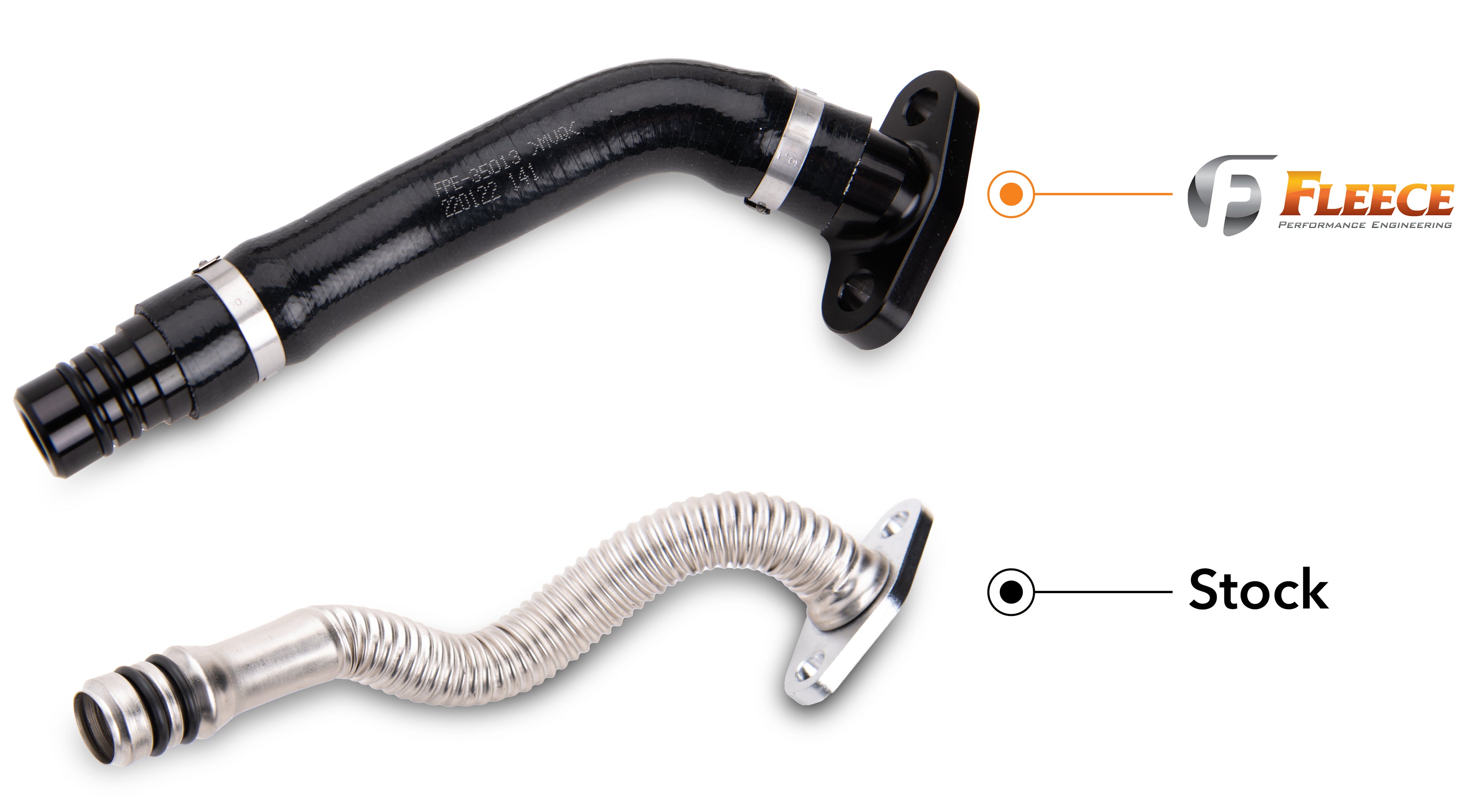 Fleece Performance Turbo Drain Line Kit for 07.5-18 RAM 2500/3500 Cummins VGT Fleece Performance