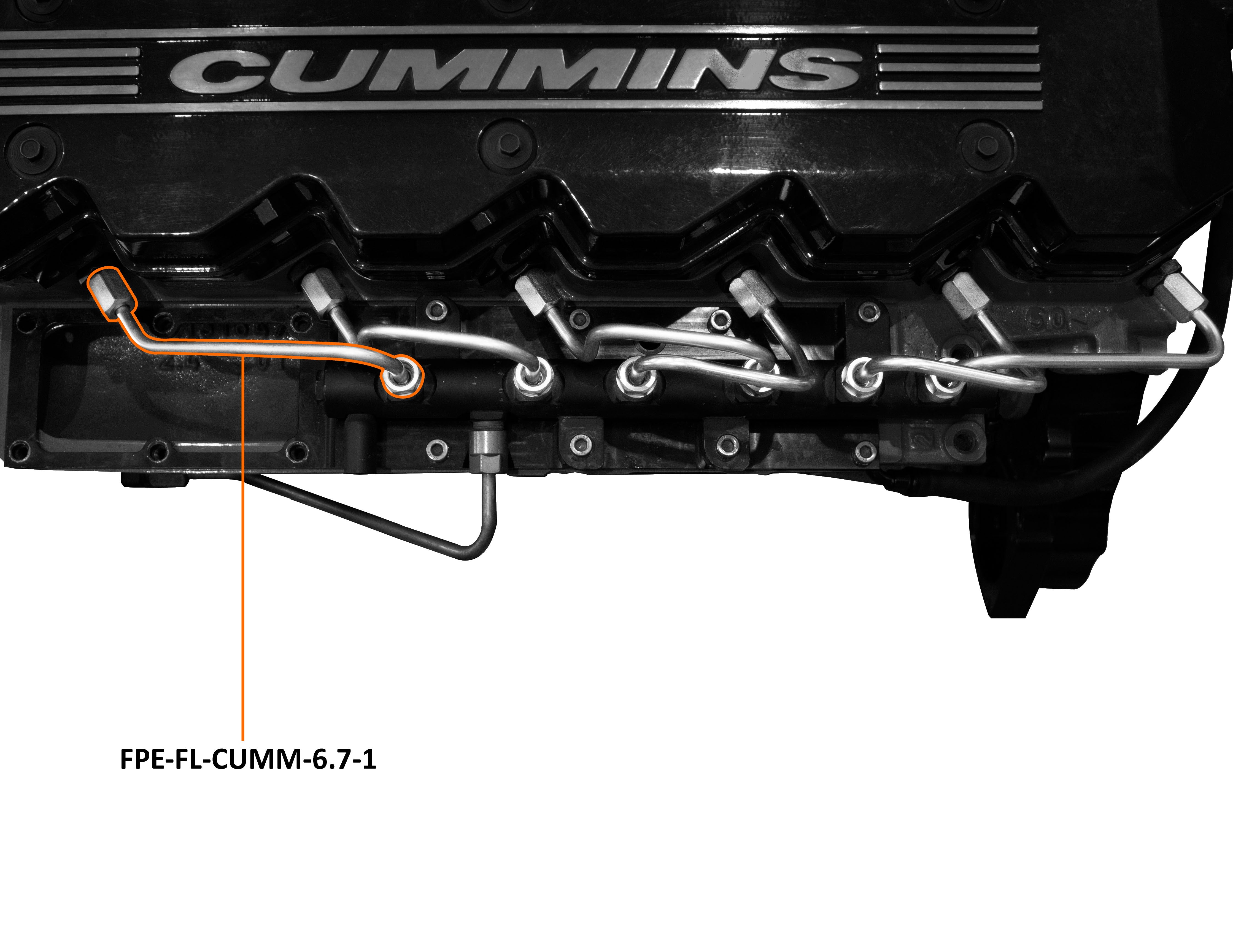 07.5-18 6.7L Dodge Cummins Number 1 Injection Line Fleece Performance