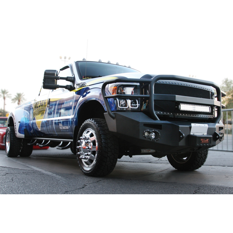 Fab Fours Premium Heavy Duty Winch Front Bumper w/ Grille Guard Model FS11-A2650-1