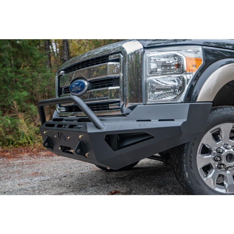 Fab Fours Red Steel Front Bumper w/ Pre Runner Guard Model FS11-RS2562-1
