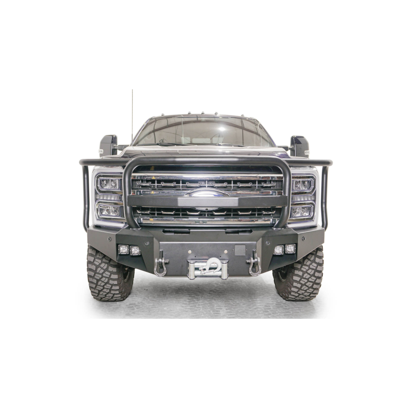 Fab Fours Premium Winch Front Bumper w/ Full Grill Guard Adaptive Cruise Control Compatible Model FS23-A5960-1