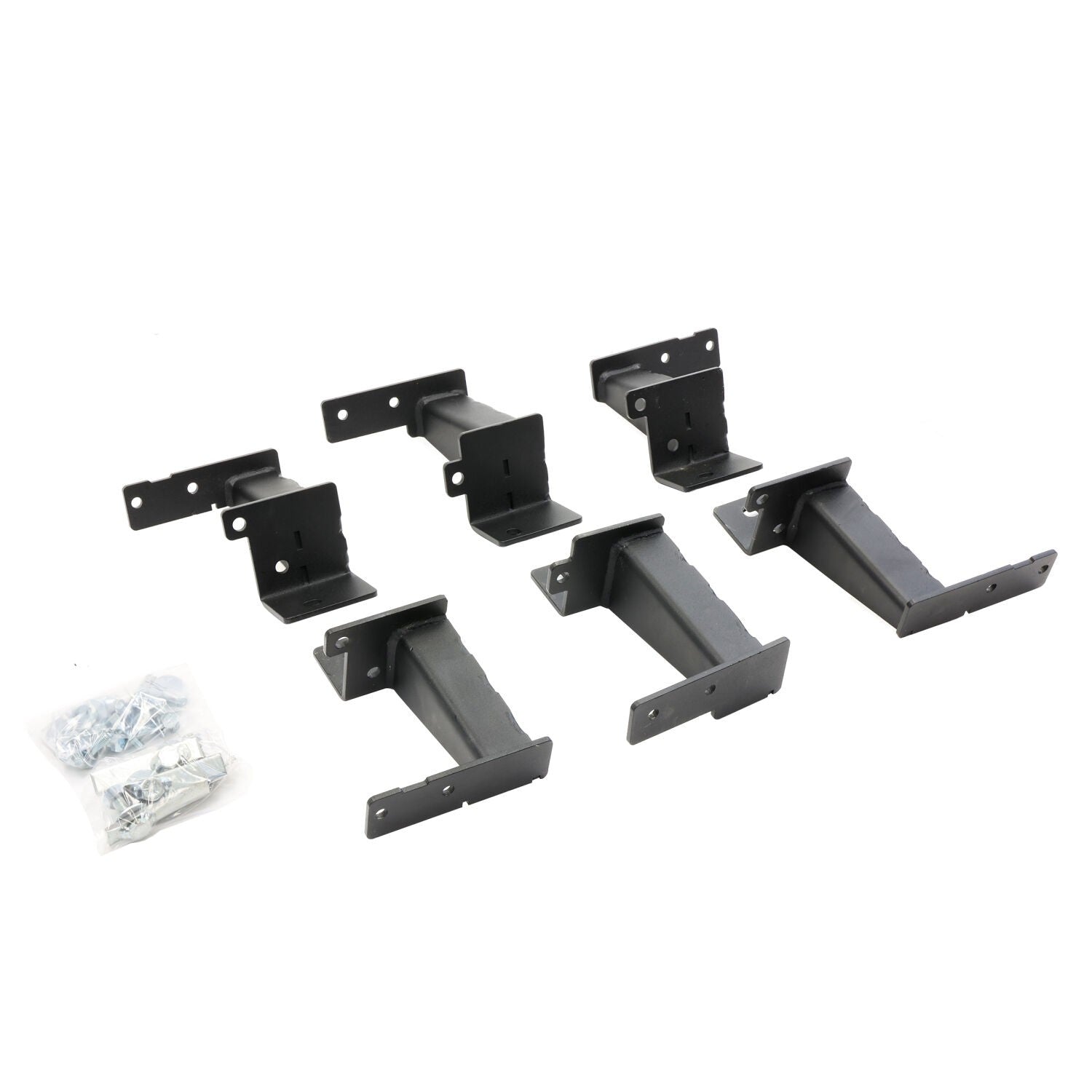 Dominator Xtreme DSS SideSteps 73 Inch With Frame Mounted Bracket Kit Textured Black 2021-2025 Ford Bronco Go Rhino