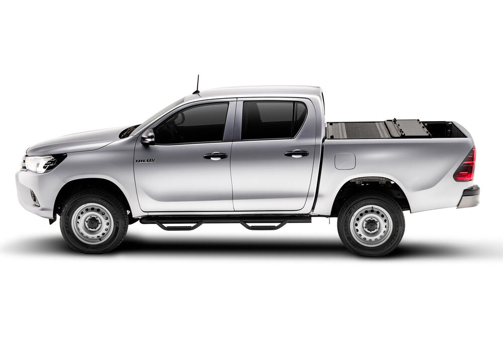 Tonneau Cover Flex 2007-2021 Toyota Tundra 5 Foot 6 Inch Bed CrewMax Without Deck Rail System Without Trail Special Edition Storage Boxes Black Textured UnderCover