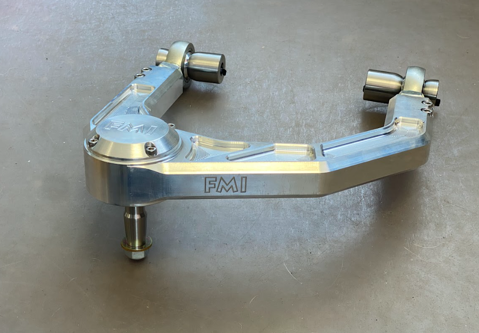 Billet aluminum upper arm kit for 2021 and newer Bronco, designed for stock length suspension upgrades.