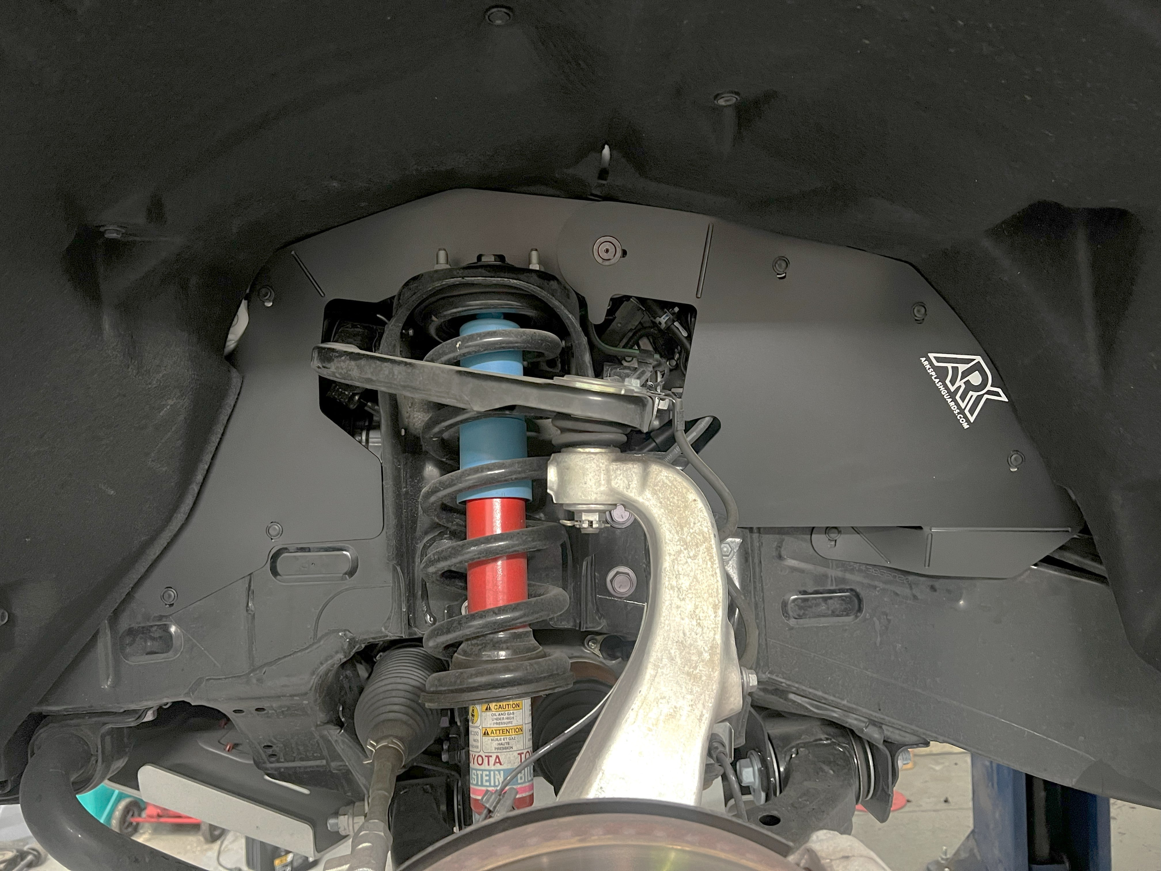 2022+ Toyota Sequoia TriXpoly splash guards showcasing durable protection for undercarriage components.
