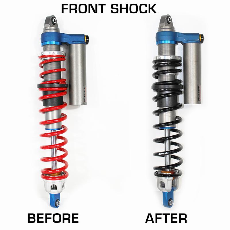 Polaris RZR XP 4 Turbo Spring Kit for Walker Evans Needle Shocks (2017-2020) by Zbroz