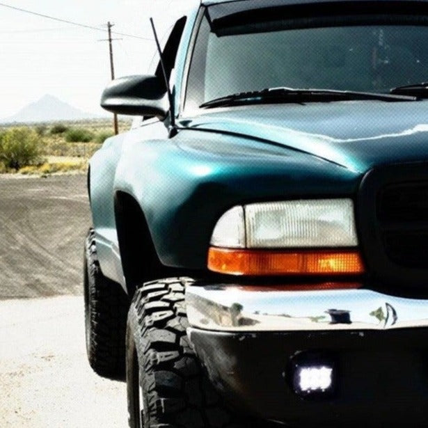 1998-2003 Dodge Durango fenders showcasing a rugged offroad vehicle with a sleek design and bold tires.