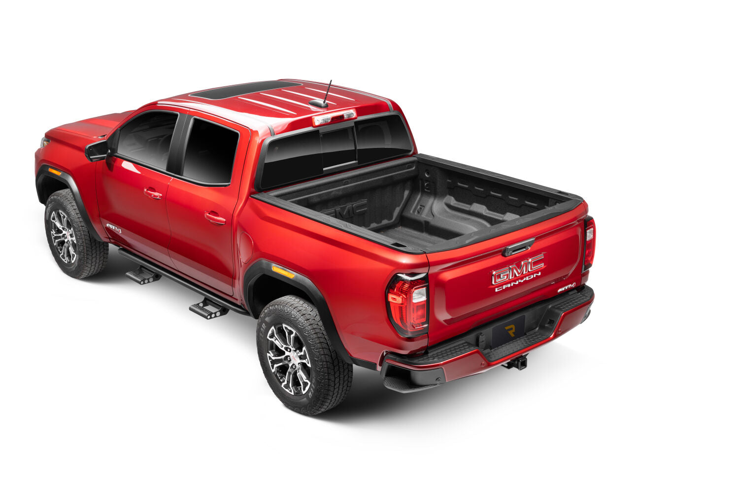 RKR Step System Cab Length (2 Step Mounts/2 Steps per Side) 1.75 Inch Rails 2015-2025 Chevy Colorado/GMC Canyon Crew Cab Textured Black NFab