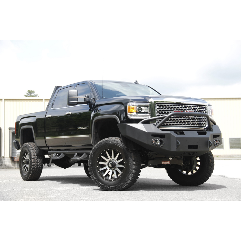 Fab Fours Premium Heavy Duty Winch Front Bumper w/ Pre Runner Guard Model GM14-A3152-1