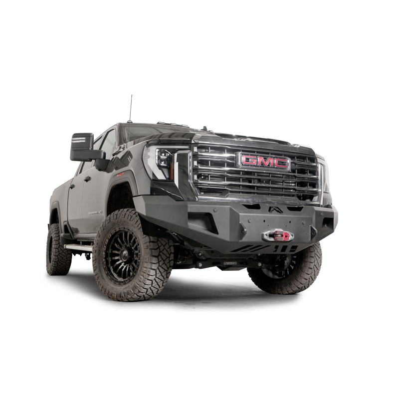 Fab Fours Premium Winch Front Bumper w/ No Guard 2 Stage Black Powder Coat w/ Sensor Model GM24-A6251-1