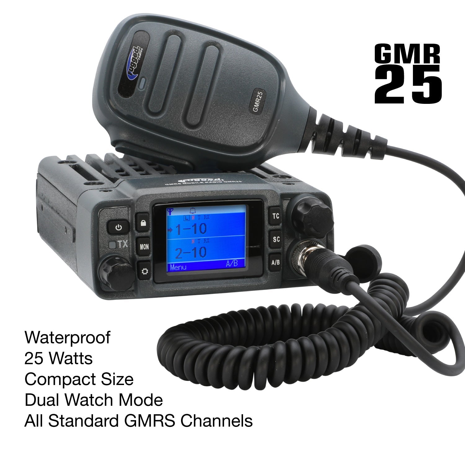 Mercedes Sprinter Van Two-Way GMRS Mobile Radio Kit - G1 Waterproof