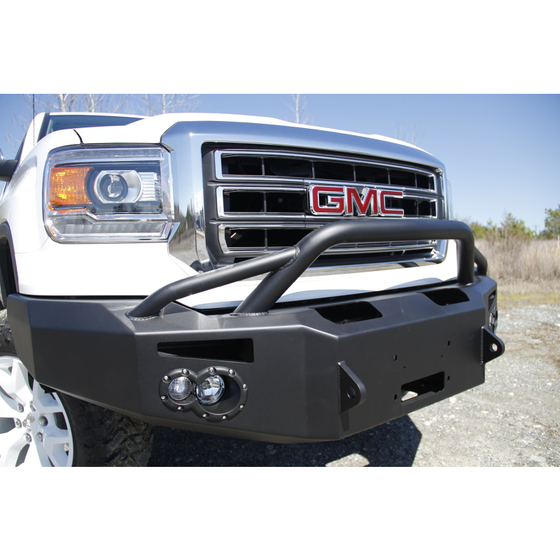 Fab Fours Premium Winch Front Bumper w/ Pre Runner Guard Model GS14-H3152-1