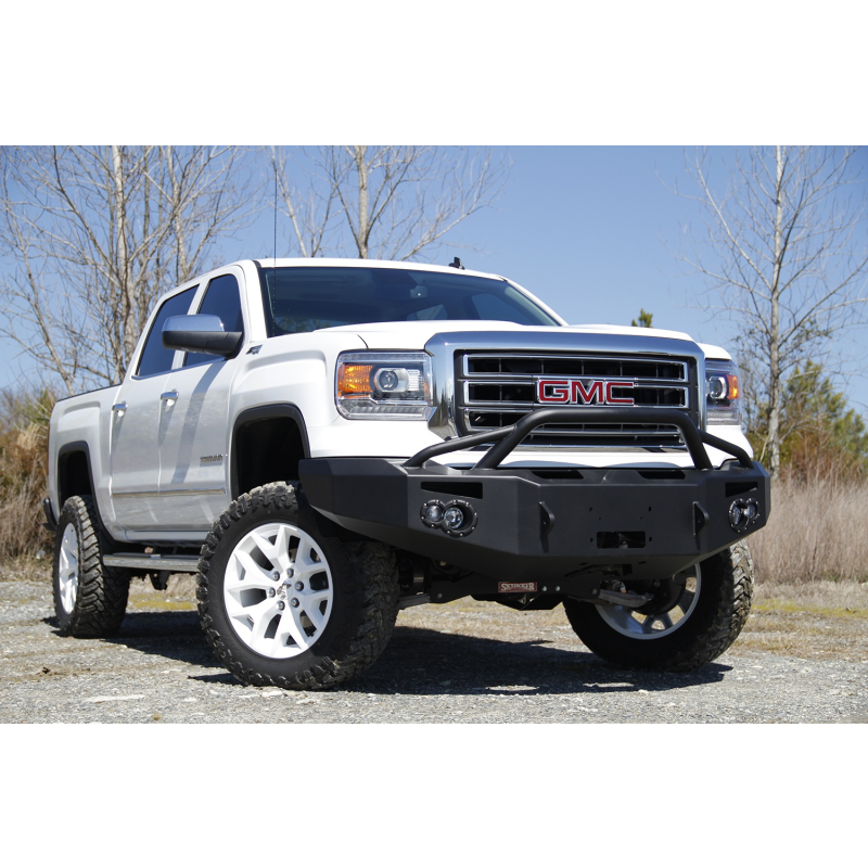 Fab Fours Premium Winch Front Bumper w/ Pre Runner Guard Model GS14-H3152-1