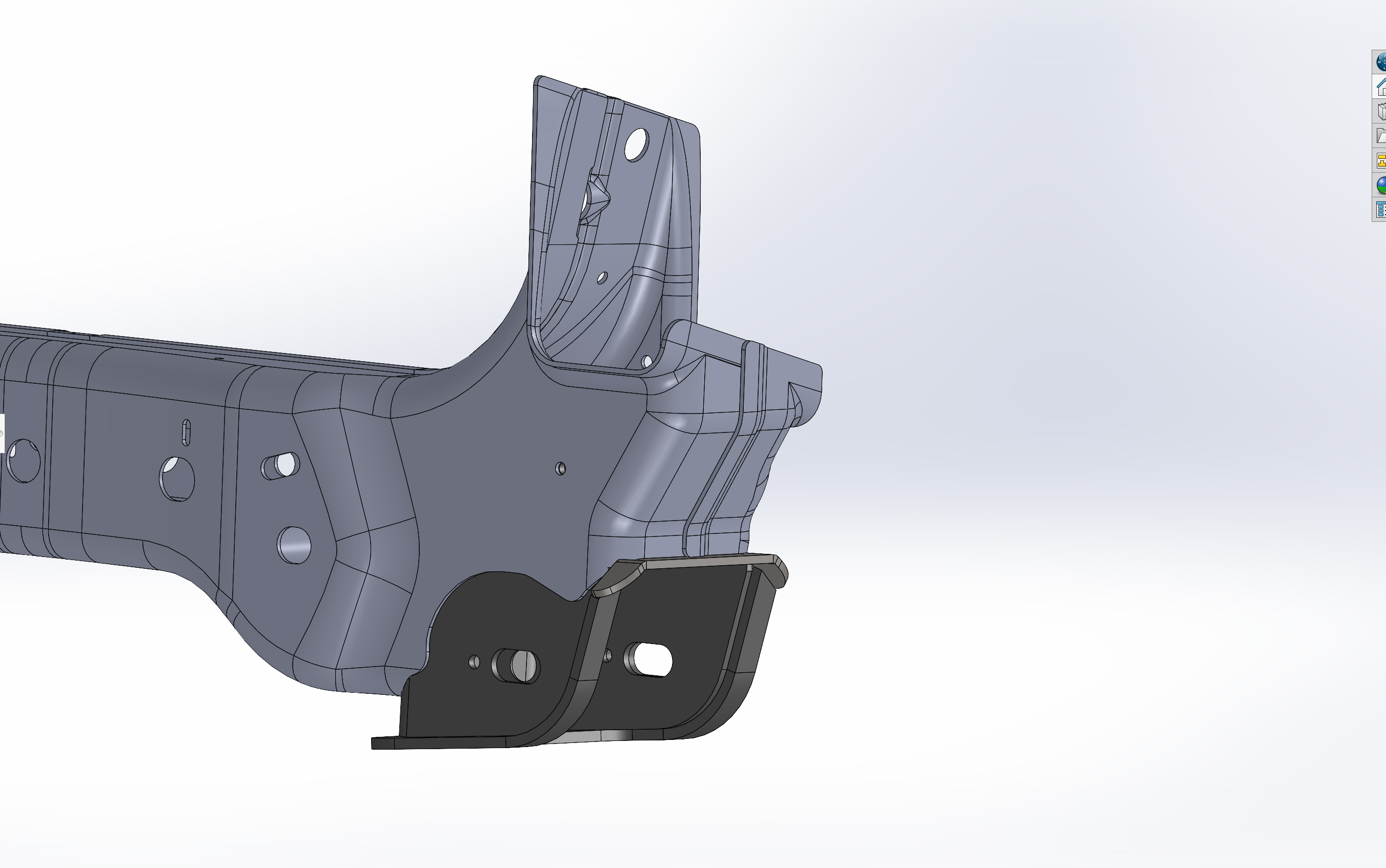 2010-2014 Gen 1 Raptor front lower arm pocket replacement kit showcasing detailed design for enhanced durability.