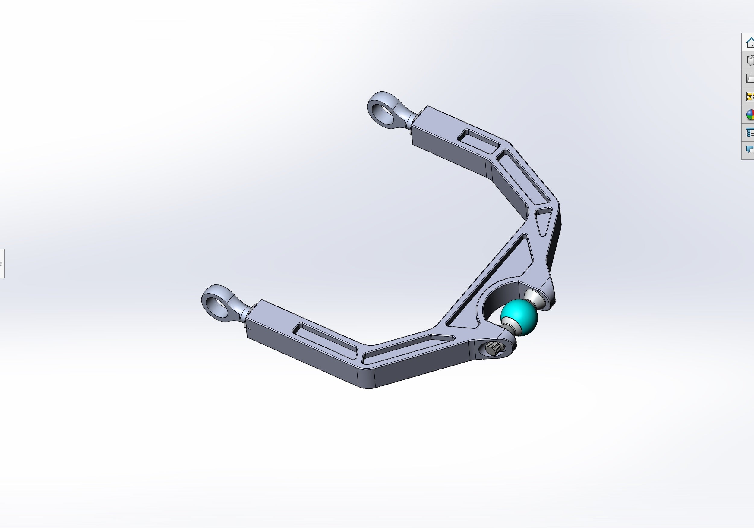 2017 Up Raptor Long Travel Front Suspension Kit Gen 2 showcasing a detailed suspension arm design for enhanced offroad performance.