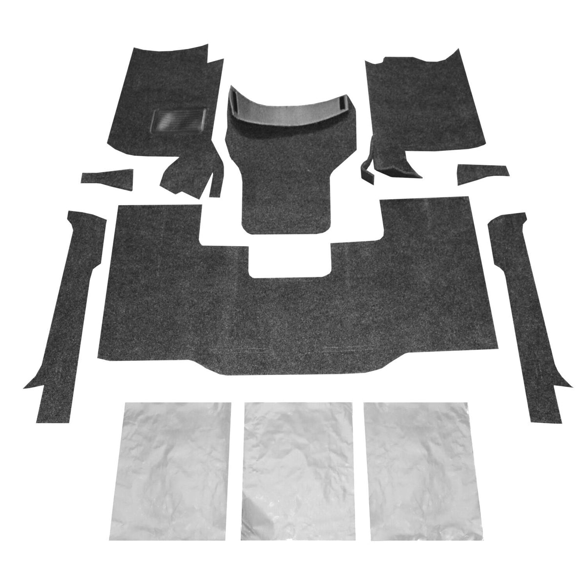 Guardian Comfort Jeep Liner Grey 87-95 Jeep Wrangler/76-86 Jeep CJ7 Husky Liners