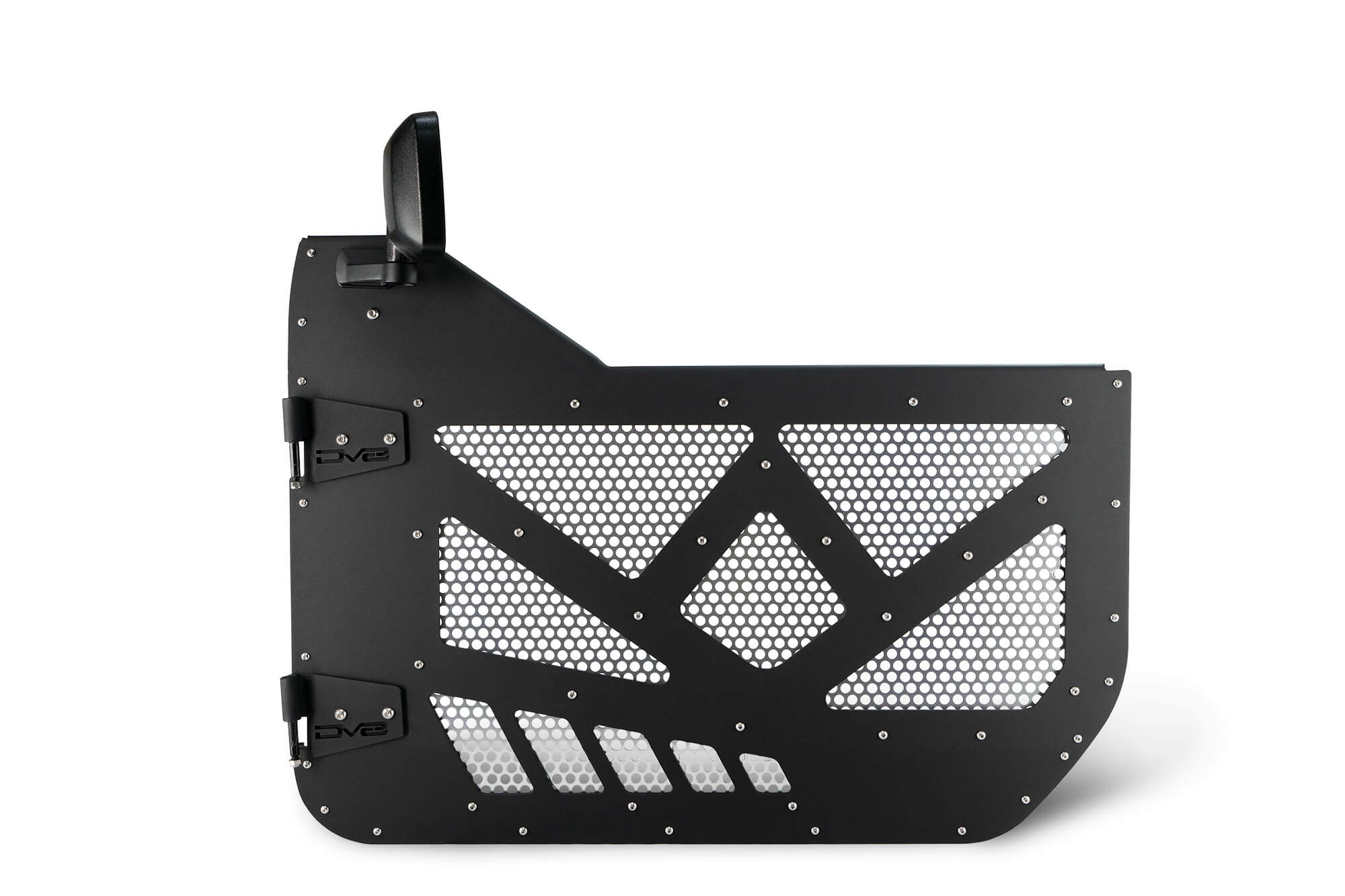 2018 2025 Jeep Gladiator JT WranglerJL JLU Front Half Doors With Alum Mesh DV8 Offroad