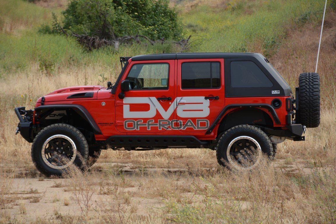 2007 2018 Jeep Wrangler Heat Dispersion Hood DV8 Offroad