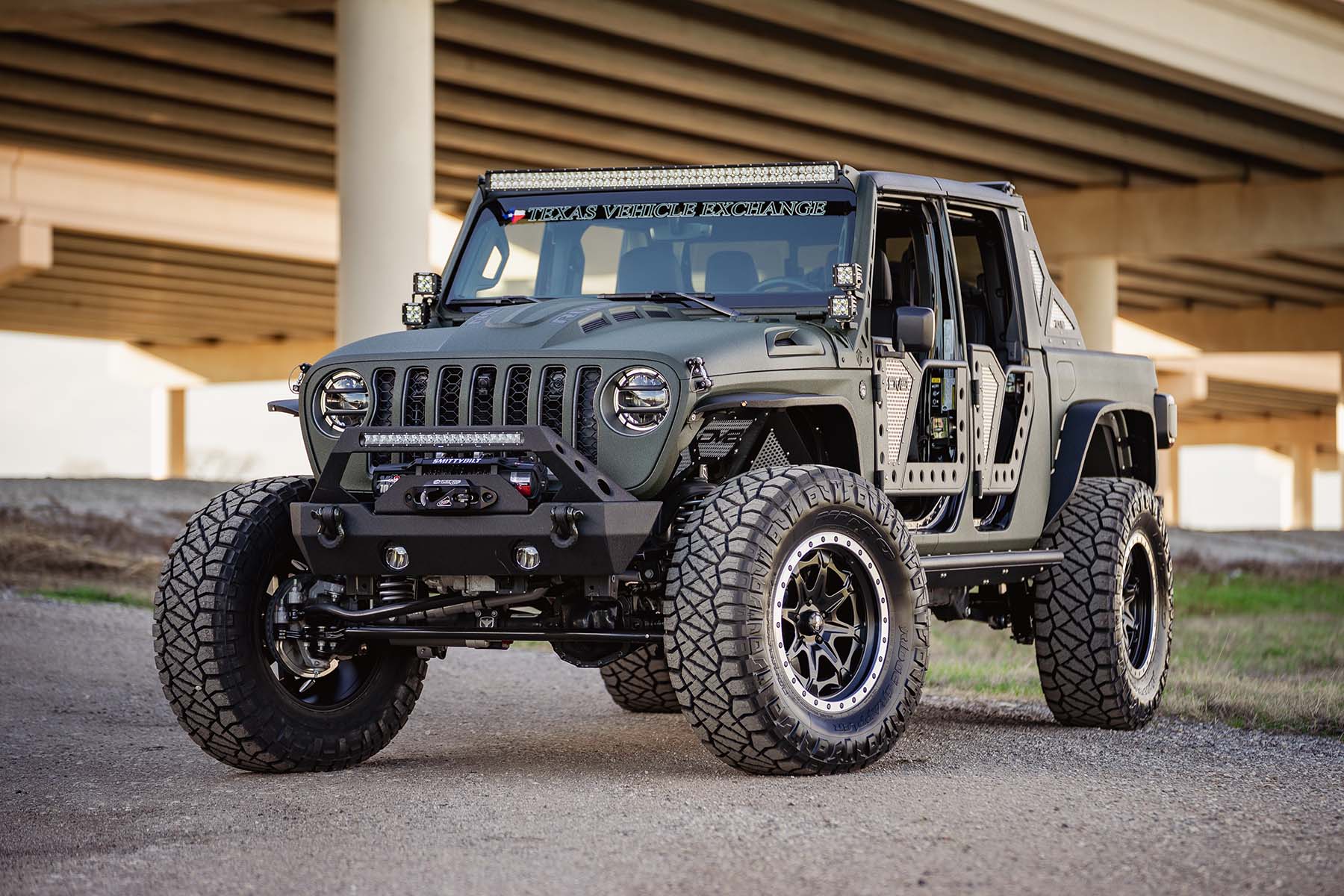 2018 2025 Jeep Wrangler JL JLU Gladiator JT Heat Dispersion Hood Non 392 or Non Mojave DV8 Offroad