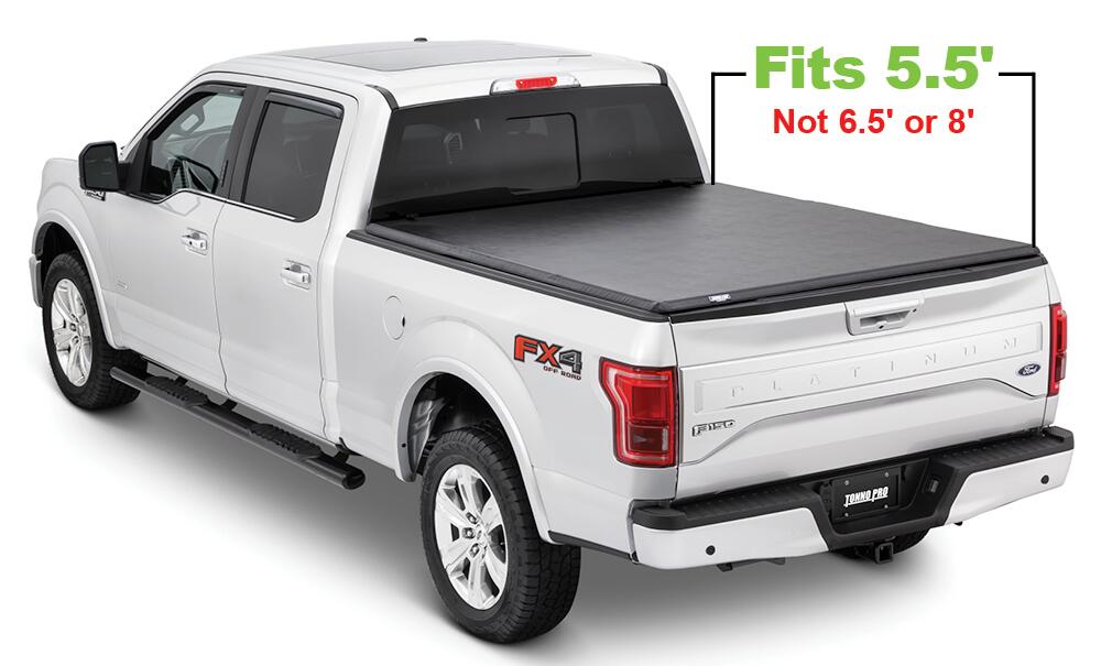 Hard Folding Tonneau Cover 15-20 Ford F-150 5 Foot 7 Inch Tonno Pro