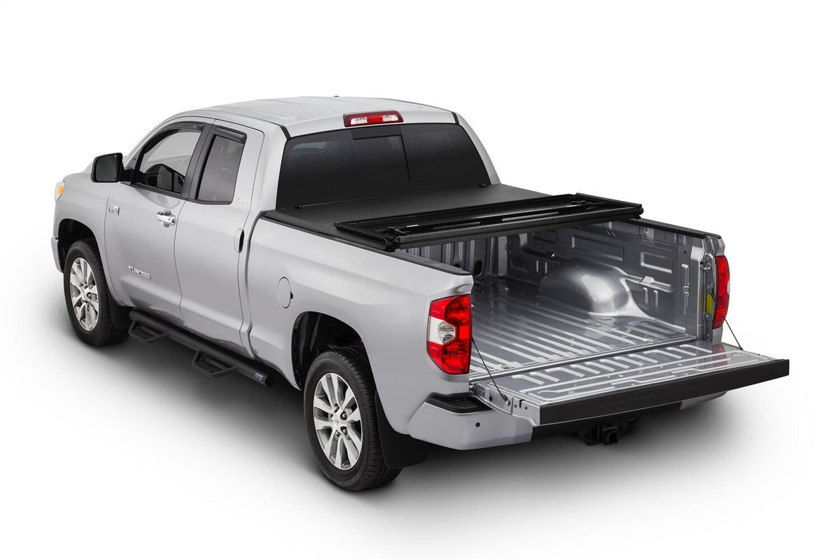 Hard Folding Tonneau Cover 07-13 Toyota Tundra W/O Utility Track System 6 Foot 7 Inch Tonno Pro