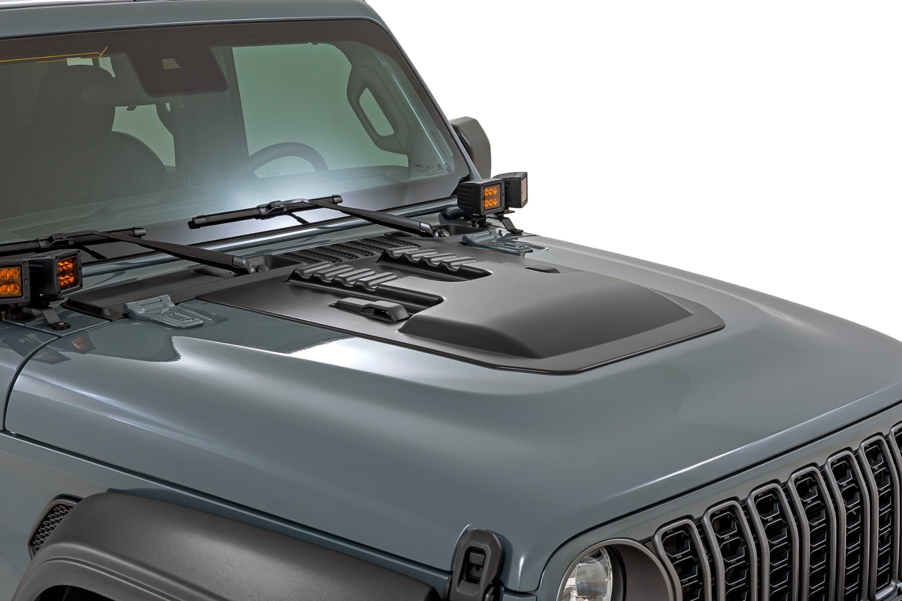 Hood Scoop PHT Limited Edition Reign Jeep Gladiator JT/Wrangler JL (18-26) Rough Country