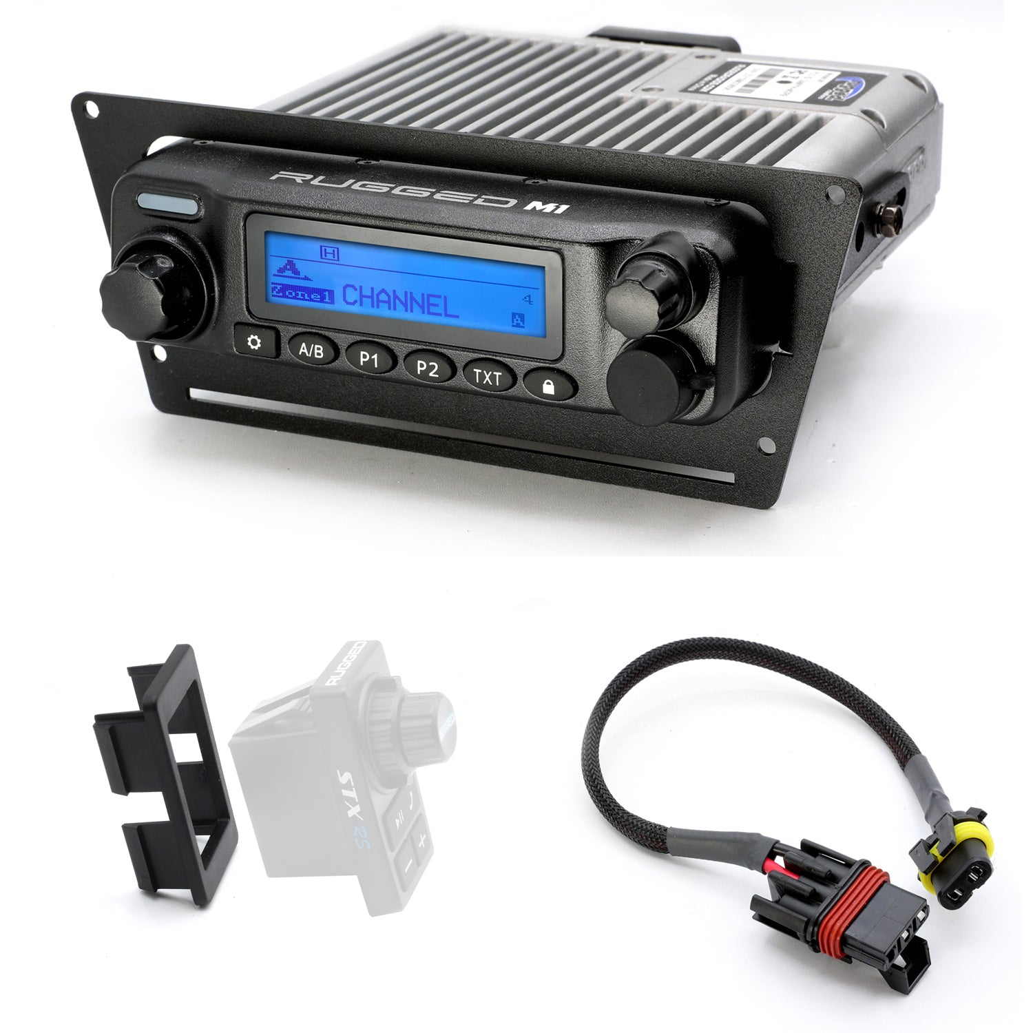 2025 and Newer Polaris RZR Pro XP Pro R and Pro S - Complete Communication Kit with Bluetooth Intercom and 2-Way Radio - STX Stereo Remote Head / G1 GMRS