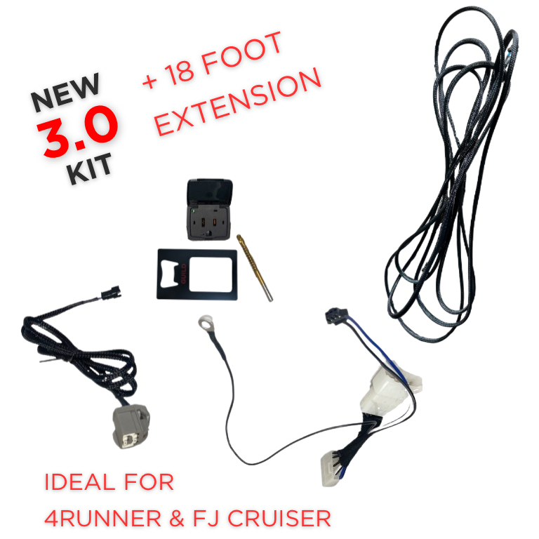 Toyota Interior Outlet Upgrade Kit by Guild Outfitters