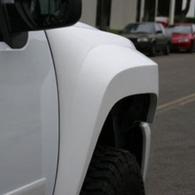 Side profile shot of Adv Fiberglass Quality Silverado Fenders, Offroad & Prerunner Fiberglass Fender Flares, Advanced Fiberglass Concepts, Glassworks Unlimited