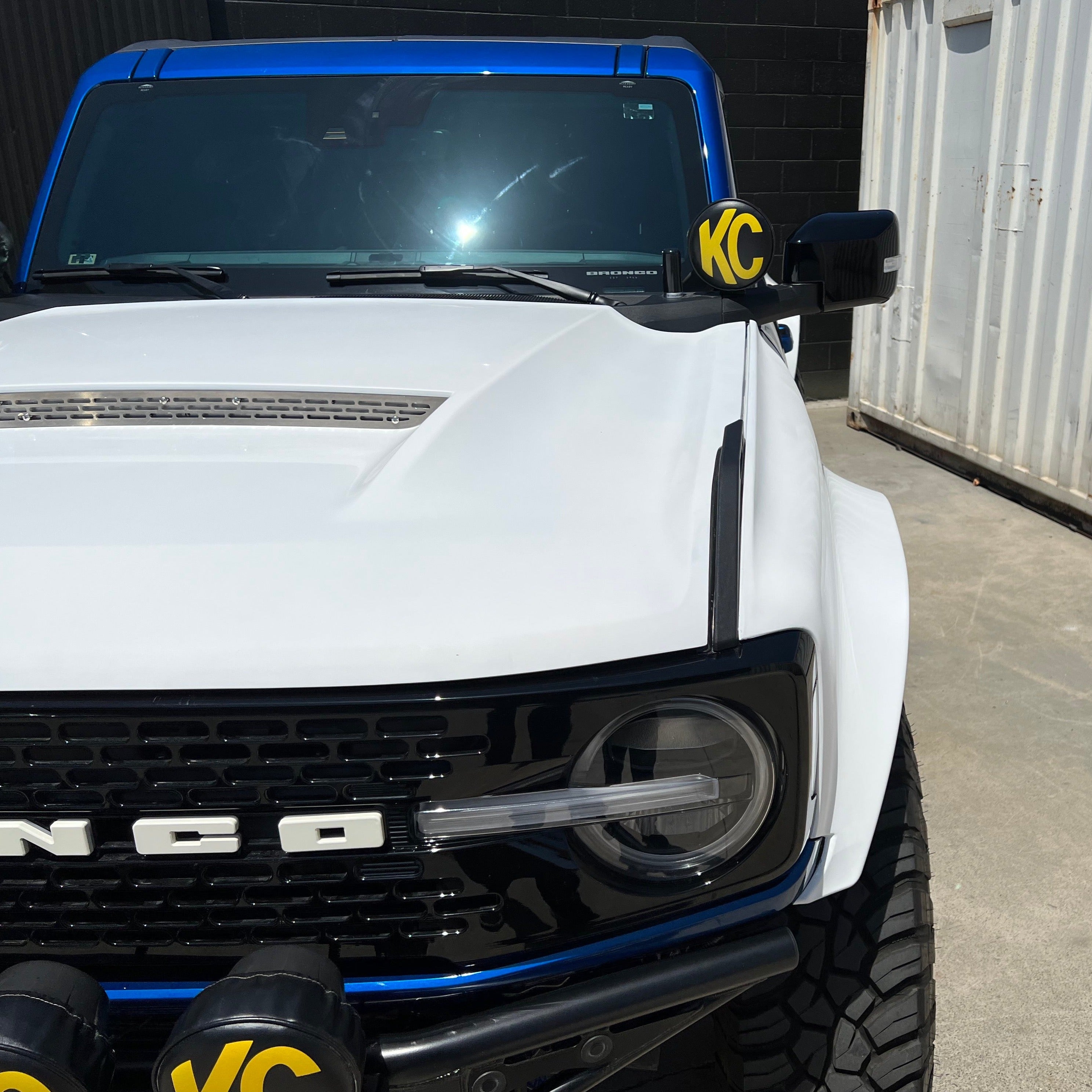 2021-2025 Ford Bronco fenders showcasing a sleek design and robust build for enhanced offroad performance.