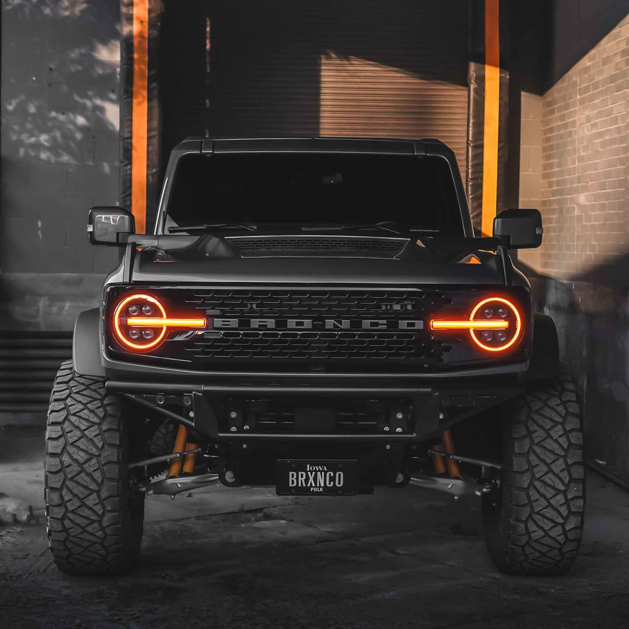 2021-2025 Ford Bronco Ram Air Hood showcasing a rugged design and enhanced airflow, perfect for off-road performance.