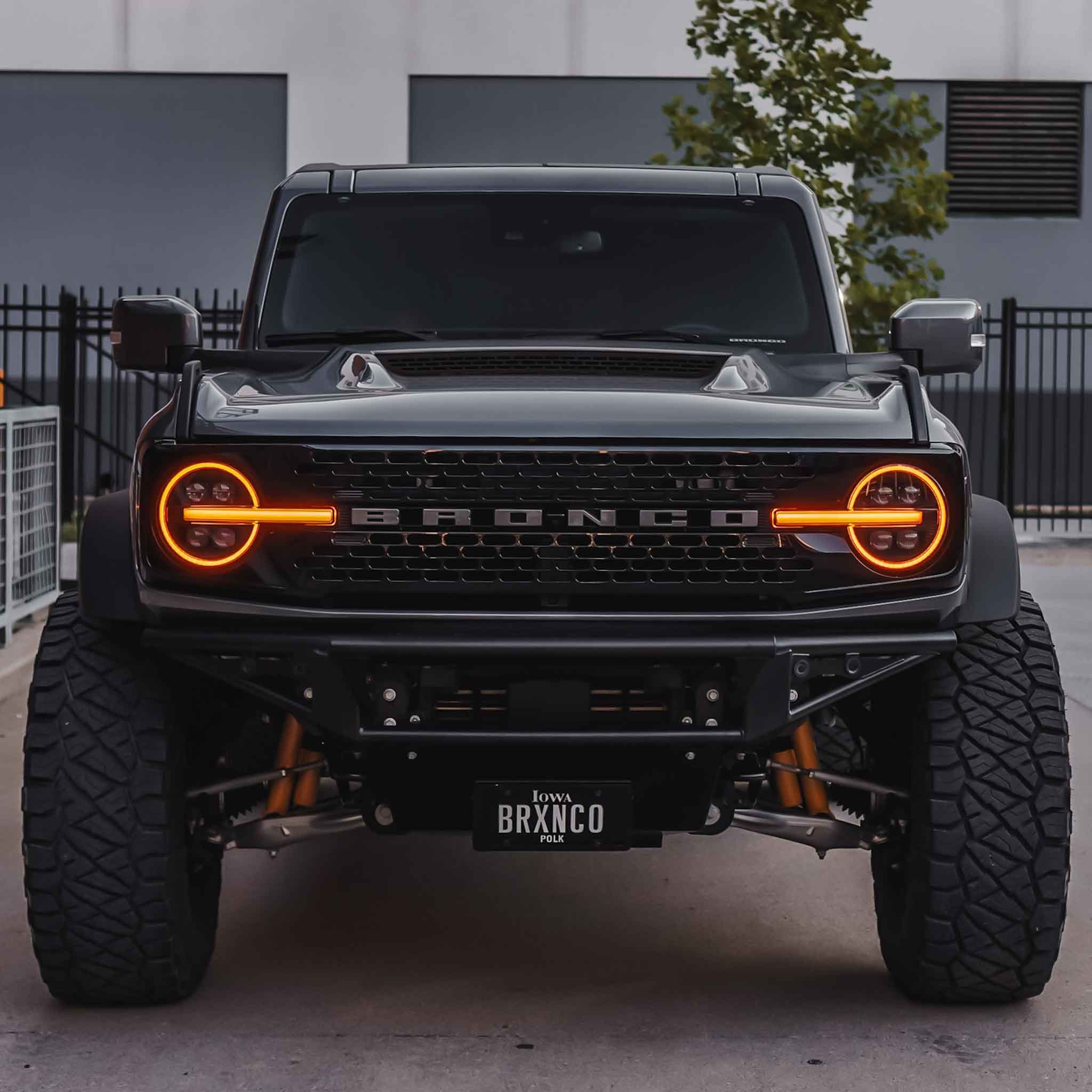 2021-2025 Ford Bronco with a Ram Air Hood showcasing a rugged design and enhanced performance features.