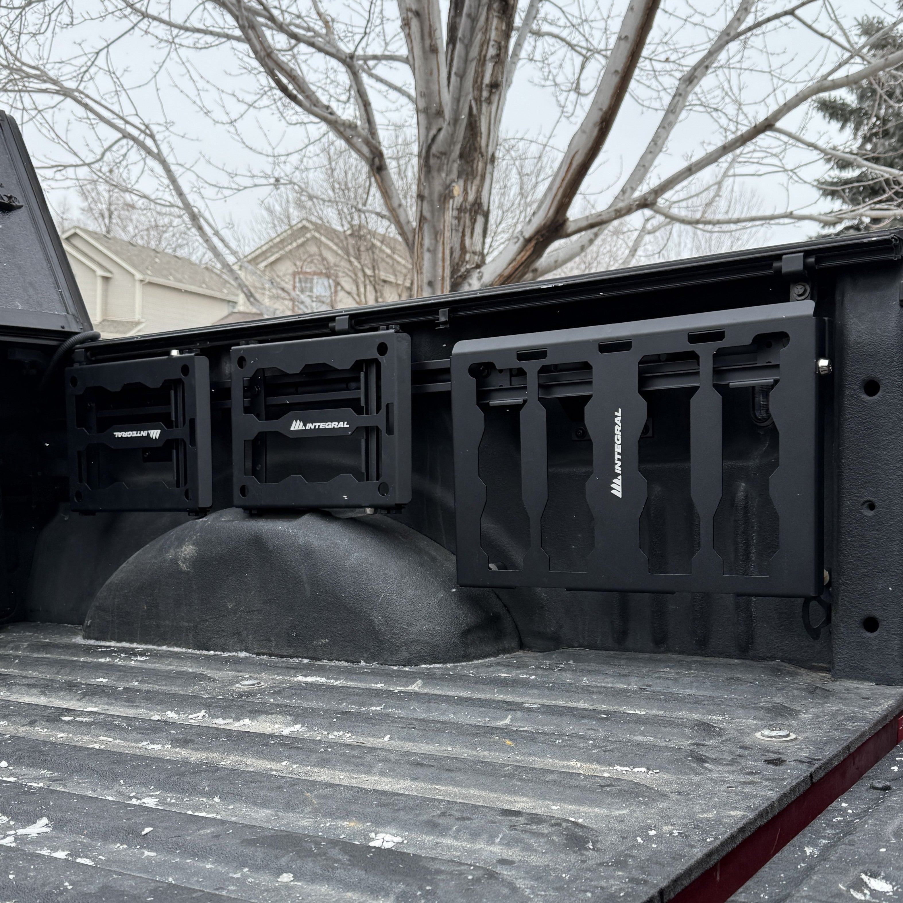 Integral Rails + Tie-down Cleats - Ford F150 & Raptor 2015+ (5.5' Bed Only)