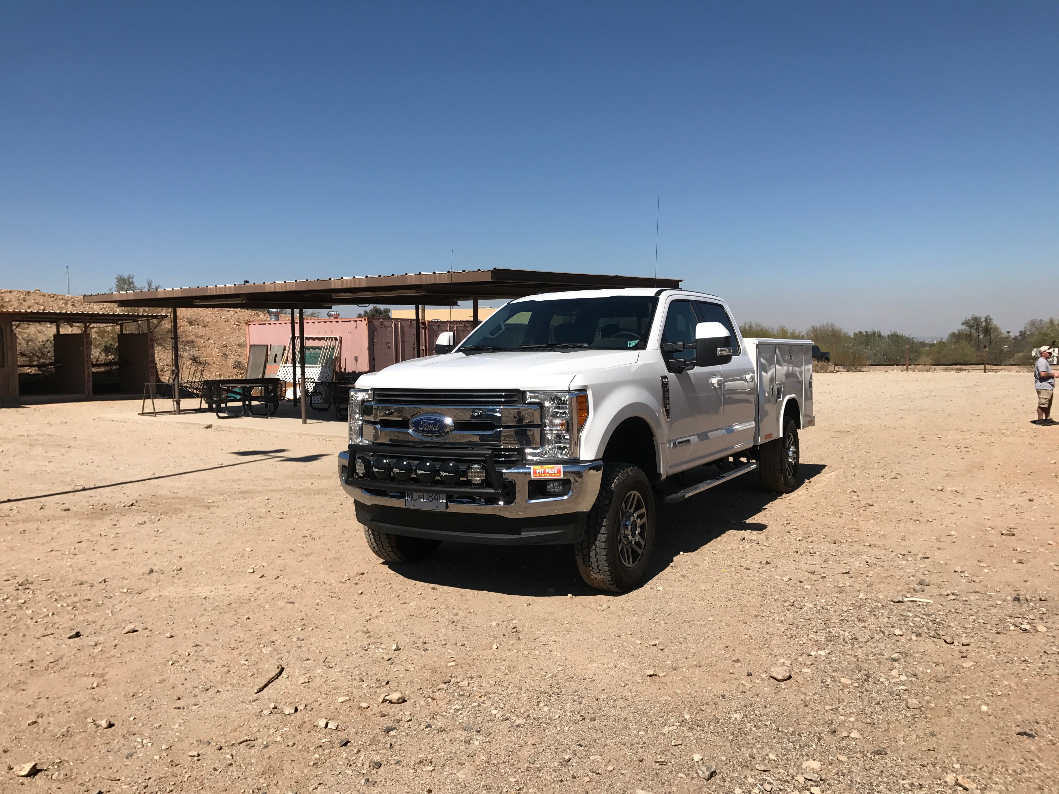 Light mount kit for 2017-2020 Ford Super Duty, designed for stock front bumper, enhancing off-road lighting options.