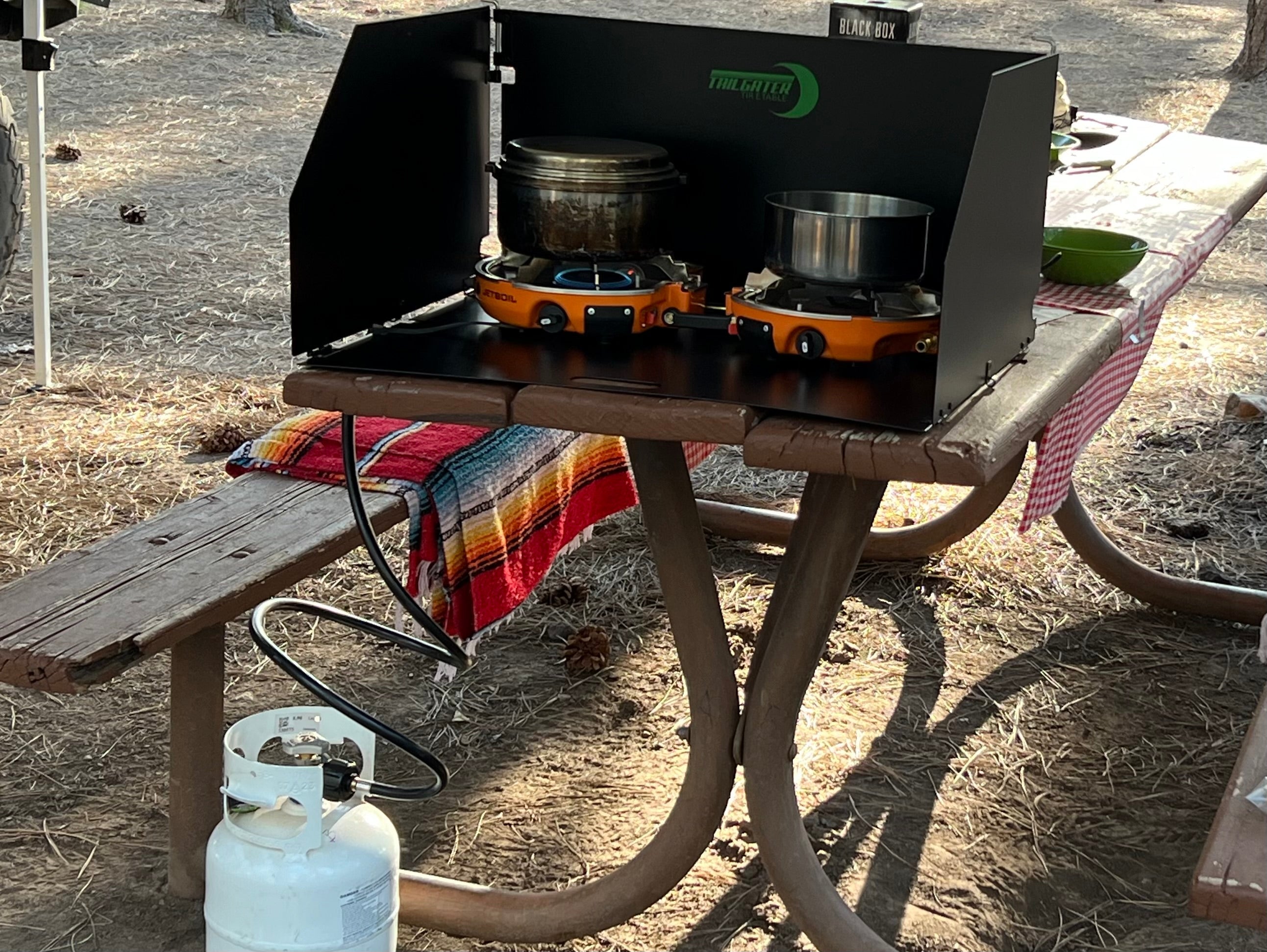 Tire Table BBQ Windscreens