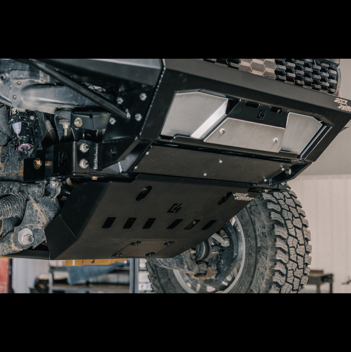 2016-2023 Toyota Tacoma Rock Runner Front Skid Plate w/Cross Member Delete